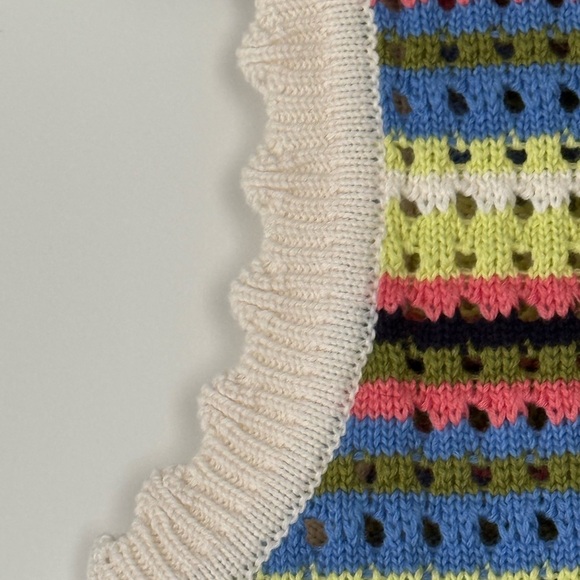 White Stuff Multicolor Striped Women's Sweater Top knit sz s - Picture 5 of 6